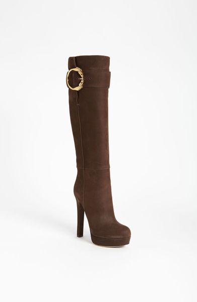 Gucci Josephine Tall Boot in Brown (cocoa) - Lyst