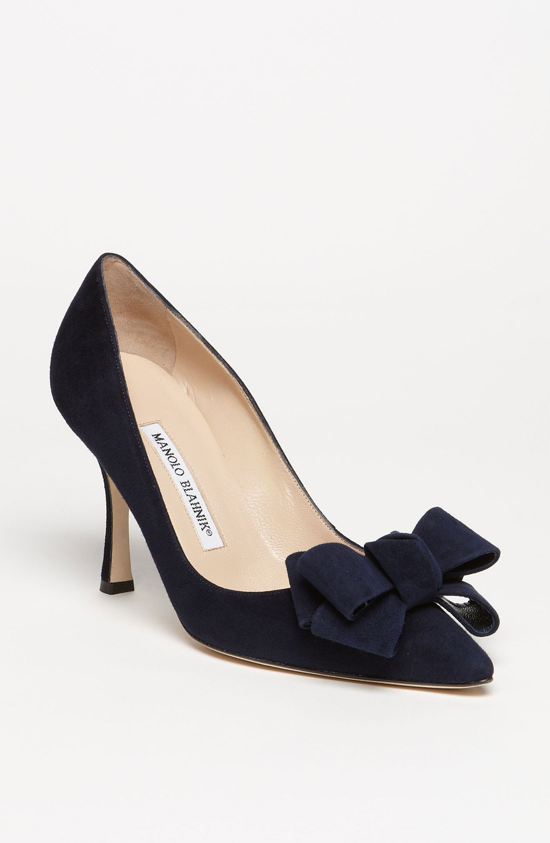 manolo blahnik navy