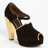 Marni Mary Jane Sandal in Black (black/ gold) - Lyst