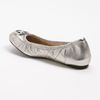 Michael By Michael Kors Fulton Ballet Flat in Silver (new nickel) - Lyst