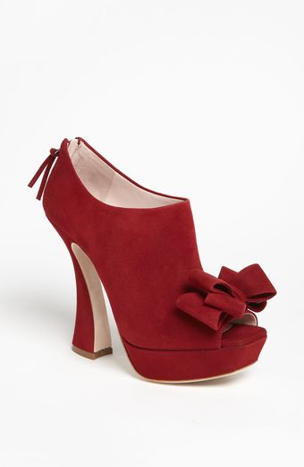 Miu Miu Platform Bootie - Lyst