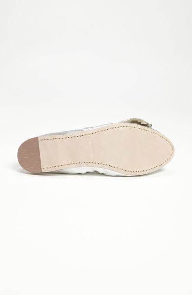 miu miu crystal ballet flats