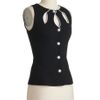 Modcloth Swellheeled Top in Black (white) - Lyst