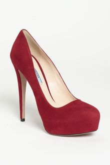 Prada Overlasted Platform Pump - Lyst