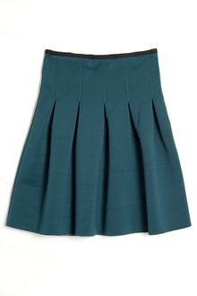 T By Alexander Wang Pleated Stretch Mini Skirt - Lyst