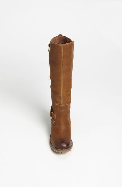 long brown timberland boots