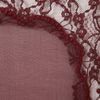 Topshop Lace Insert Peplum Top in Purple (burgundy) - Lyst