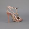 Valentino Studded Sandal in Pink - Lyst