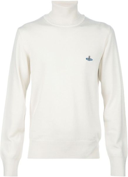Vivienne Westwood Turtle Neck Sweater in Beige for Men (cream) - Lyst