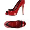 D&g Pumps with Open Toe in Red - Lyst