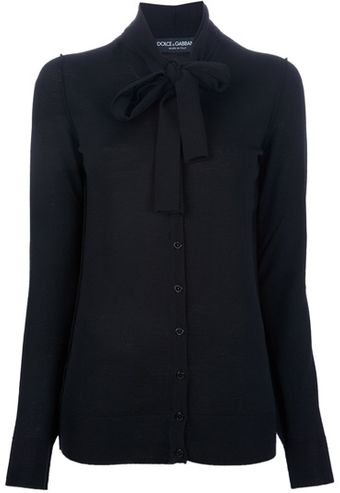 Dolce & Gabbana Bow Cardigan - Lyst