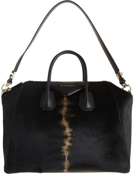 Givenchy Ponyhair Large Antigona Duffel in Black - Lyst