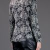 Theory Eva Blouse in Black - Lyst
