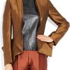 Haider Ackermann Wool and Silkblend Peplum Jacket in Brown (bronze) - Lyst