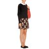 Miu Miu Cropped Cashmere Pullover in Black (nero) - Lyst