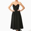 Nasty Gal Hashtag Sweetheart Dress in Black - Lyst