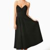 Nasty Gal Hashtag Sweetheart Dress in Black - Lyst