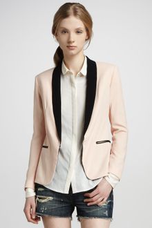 Rag & Bone Sliver Tuxedo Jacket Blush - Lyst