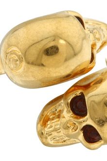 Alexander McQueen Twin Skull Ottone - Lyst