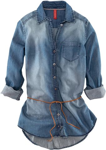 H&M Denim Shirt - Lyst