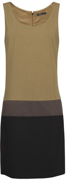 Mango Straightcut Blocks Dress - Lyst