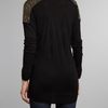 Michael By Michael Kors Silk and Cashmere Studded Sweater in Black - Lyst