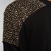 Michael By Michael Kors Silk and Cashmere Studded Sweater in Black - Lyst