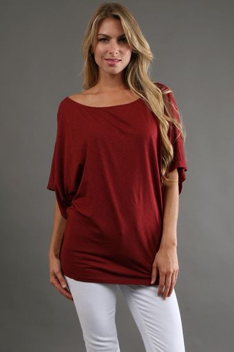 Michael Stars Relaxed Dolman in Cinnamon - Lyst