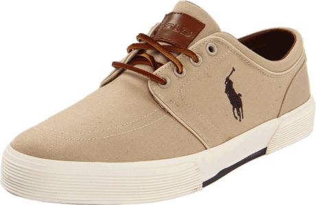 Men Ralph Lauren Polo Khaki Canvas Shoes Faxon Low Men Ralph Lauren Polo Khaki Canvas Shoes Faxon Low