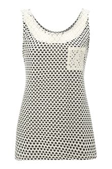 Pussycat Repeat Heart Print Vest Top - Lyst