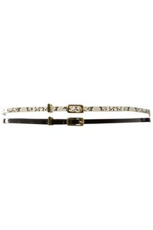 Therapy Double Pack Super Skinny Belts - Lyst
