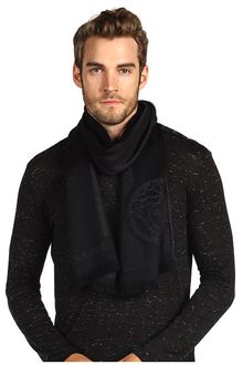 Versace Subtle Chevron Medusa Scarf - Lyst