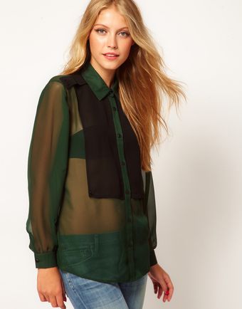 ASOS Collection  Shirt with Double Layer - Lyst
