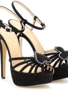 Charlotte Olympia Black Jack Platform Sandals - Lyst