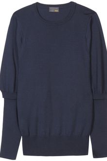 Fendi Knit Pullover with Ribbed Trim - Lyst