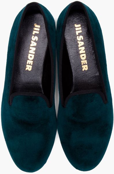 teal fluffy slippers