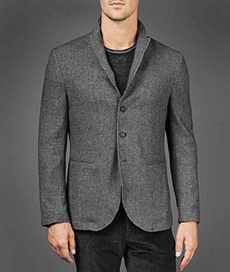 John Varvatos Wire Jacket in Gray for Men (shadow) - Lyst