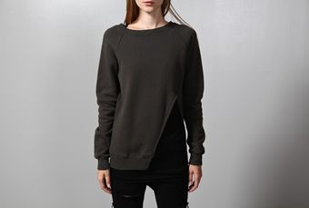Oak Split Front Pullover Teak - Lyst