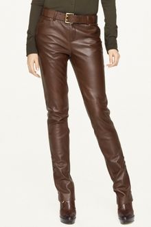 Ralph Lauren Black Label Leather Kyler Pant - Lyst