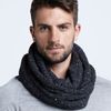Theory Wool Blend Scarf in Gray for Men (one size) - Lyst