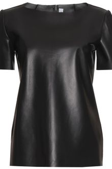 Yves Saint Laurent Leather Top - Lyst