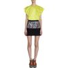 Balenciaga Half Print Mini Skirt in Black - Lyst