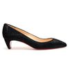 Christian Louboutin Pigalle Textured Ponyskin Pumps in Black - Lyst