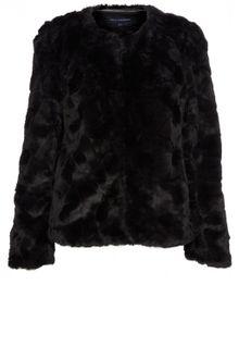 French Connection Narnia Faux Fur Jacket - Lyst
