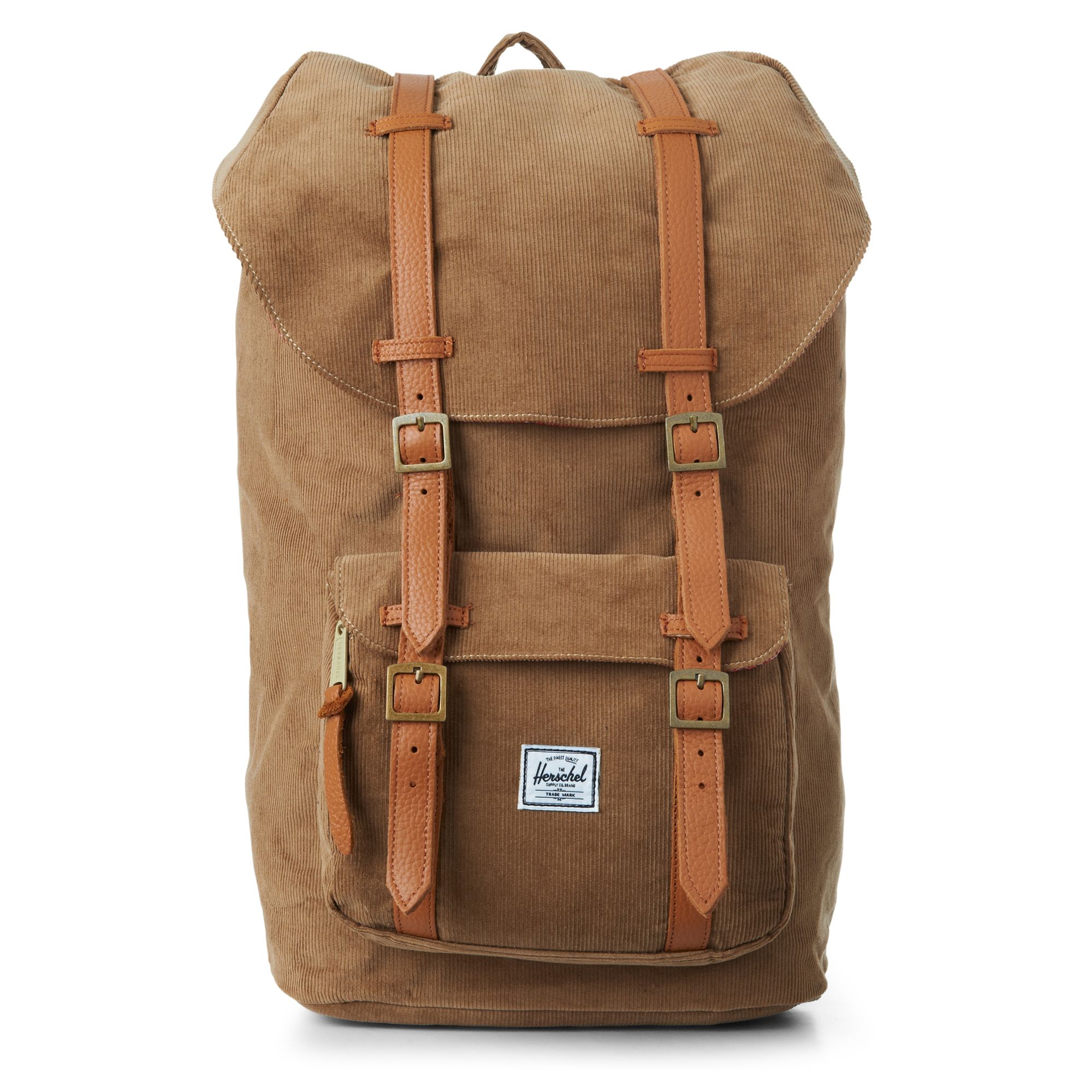 beige backpack herschel