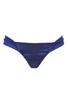La Perla Blue Silk Satin Hanami Brief - Lyst