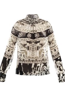 Mary Katrantzou Flake Didi-Print Blouse - Lyst