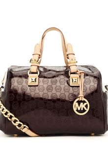 Michael by Michael Kors Grayson Medium Monogram Satchel - Lyst