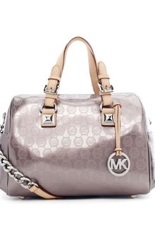 Michael by Michael Kors Grayson Medium Monogram Satchel - Lyst