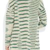 Missoni Metallic Flecked Woolblend Cardigan in Green (cream) - Lyst